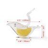 2pcs Acrylic crystal lemon squeezer; kitchen tools; manual citrus squeezer