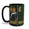 Zak Designs Harry Potter Color Change 15 Ounce Mug, Gryffindor, Hufflepuff, Ravenclaw, and Slytherin