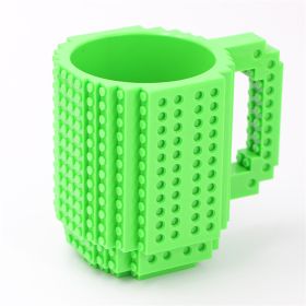 Block Design Gift Cup Holder (Color: Green)