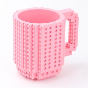 Block Design Gift Cup Holder (Color: Pink)