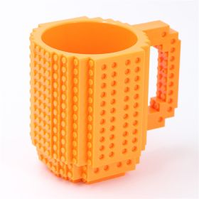 Block Design Gift Cup Holder (Color: Orange)