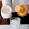 Ice Bucket Cup Mold Ice Cubes Tray Food Grade Quickly Freeze Silicone Ice Maker Creative Design Ice Bucket Whiskey Beer Maker